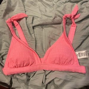 pink bikini top size small  from tj maxx